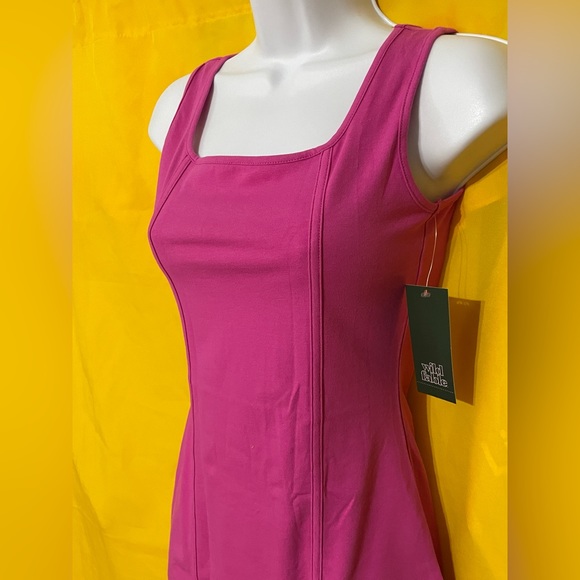 NWT Women's Wild Fable Seemed Sleeveless Bodycon Dress - magenta 9157 - Picture 2 of 7